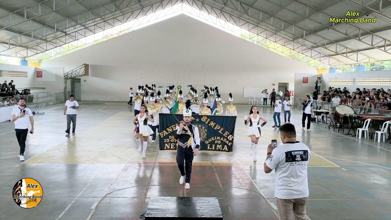 Entrada da Fanfarra Simples Nevinha Lima 2025 - XII Paraíbano de Bandas e Fanfarras 2025