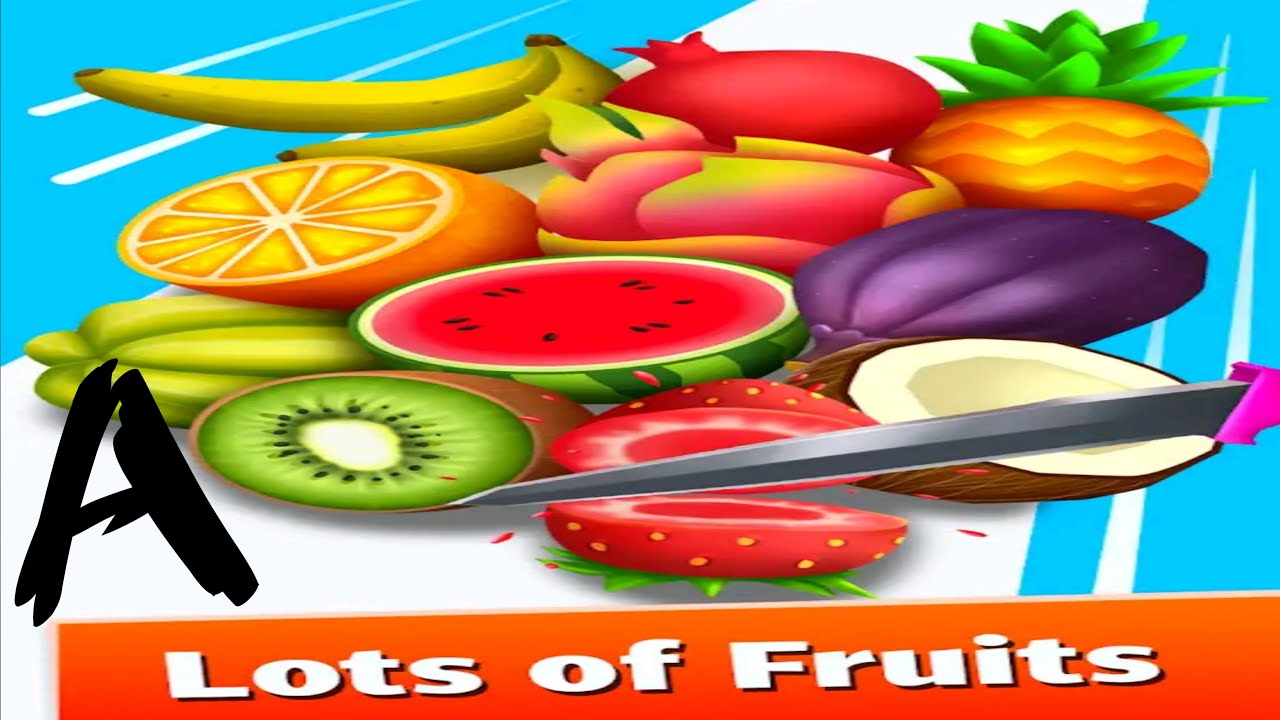 Juicy Fruit Slicer - MAX LEVEL Gameplay Part-1 All Levels 1-5 ( Android, iOS)