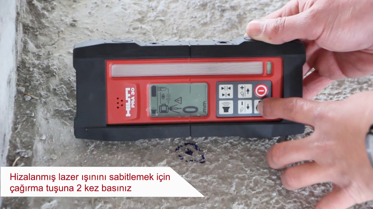 Hilti PR 30-HVS A12 - Kusursuz aks hizalama