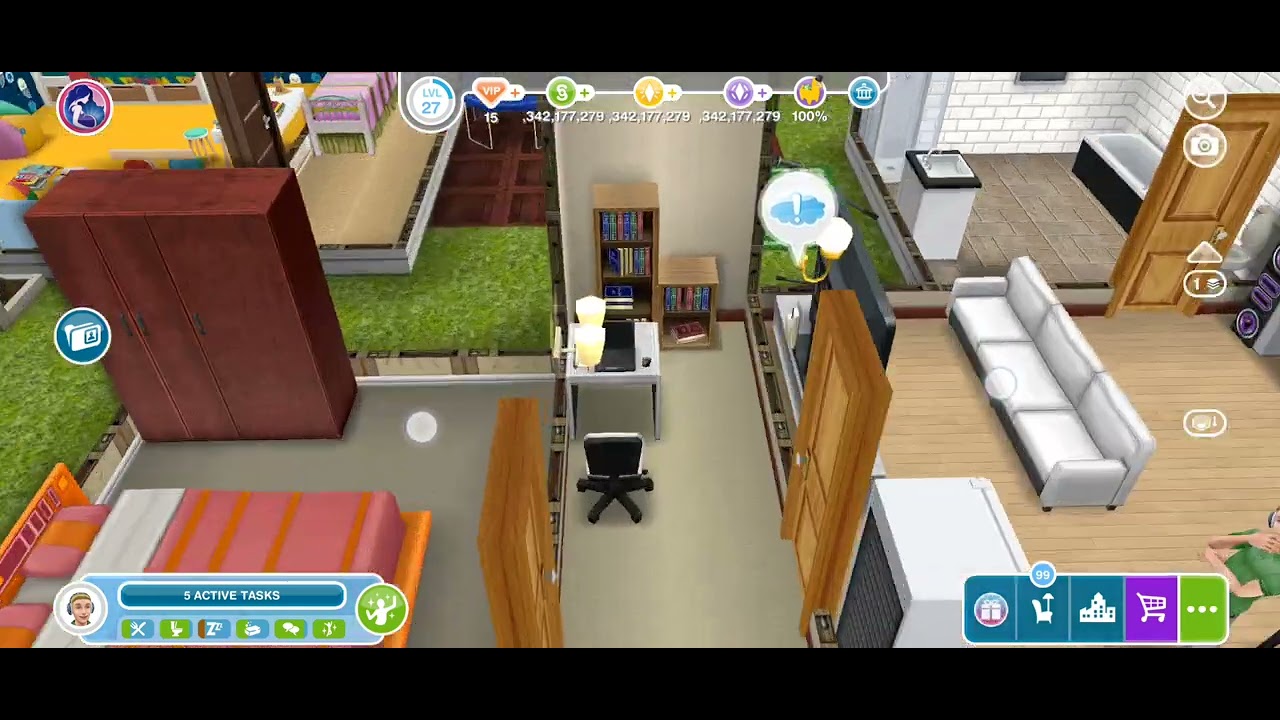 The Sims Freeplay Pretty Little Planters Quest Completed