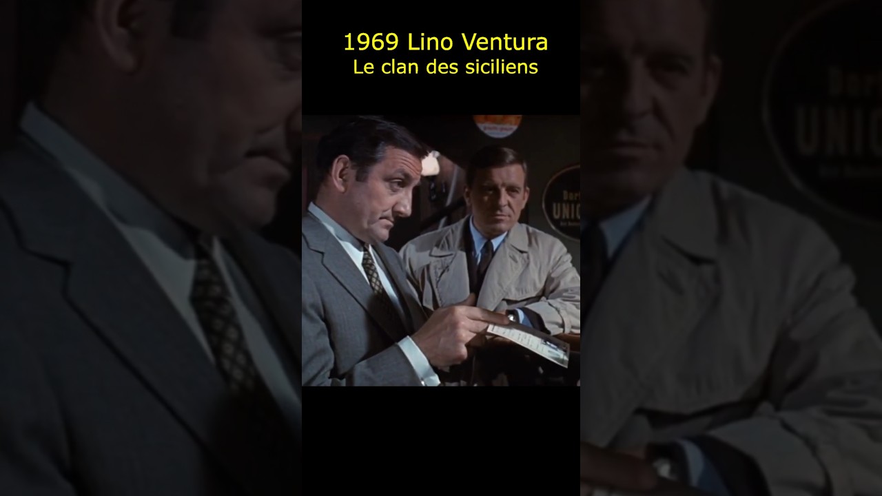 Lino Ventura légendaire dans Le Clan des Siciliens 🔫 | Film policier culte
