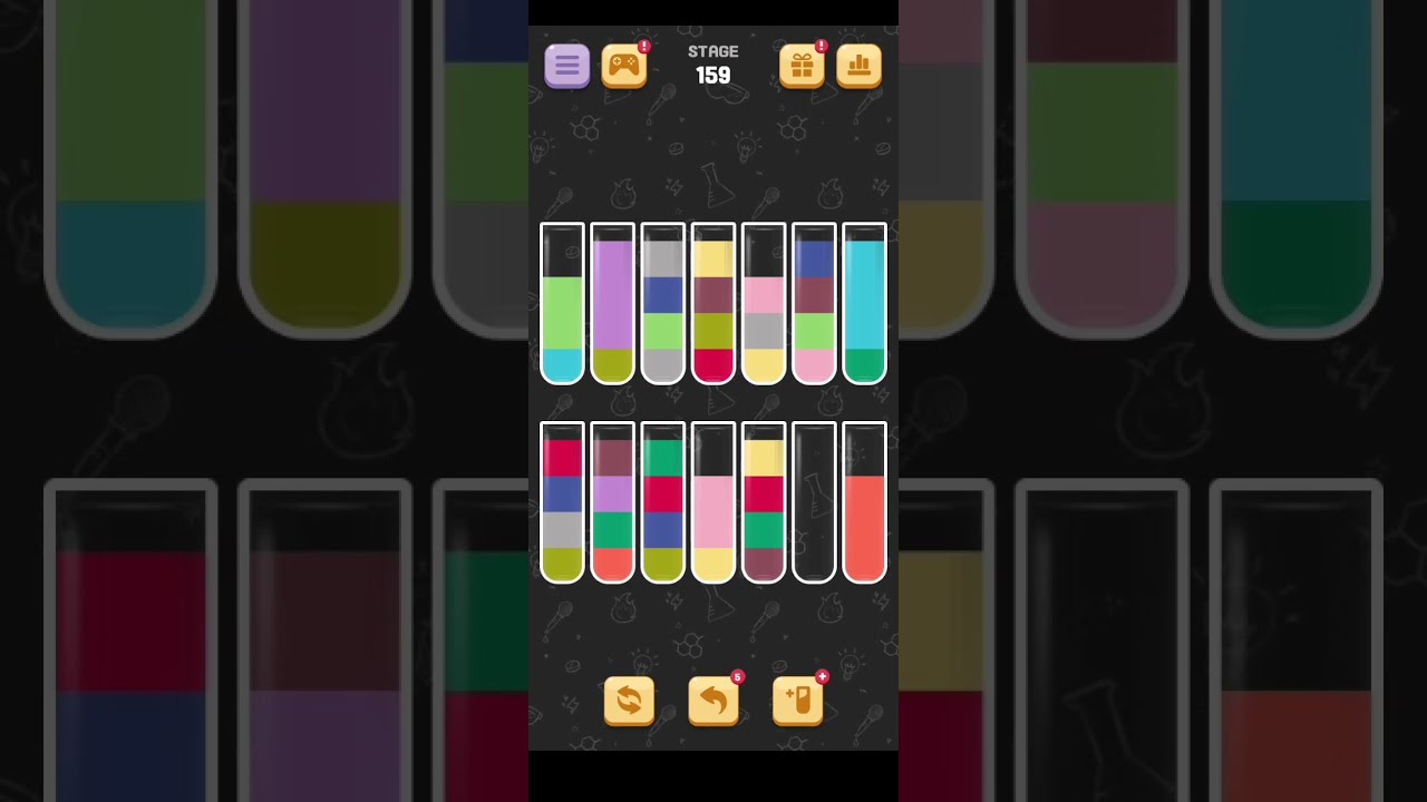 Water Sort Quest Level 159 Walkthrough Solution Android/iOS