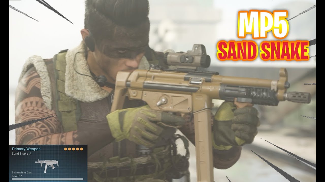 MODERN WARFARE l UNLOCKED NEW MP5 SAND SNAKE and went CRAZY!
