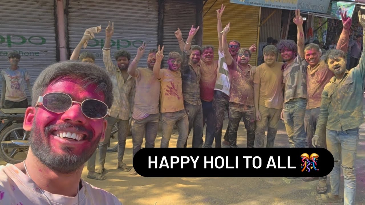 Happy Holi to all 🙏❤️🎊