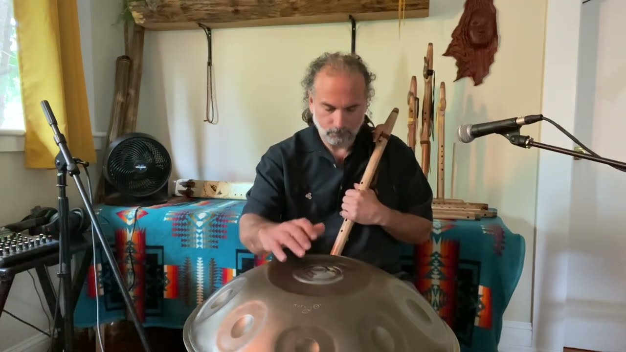 Sunday Morning Music in F minor: Native American Flute and Handpan
