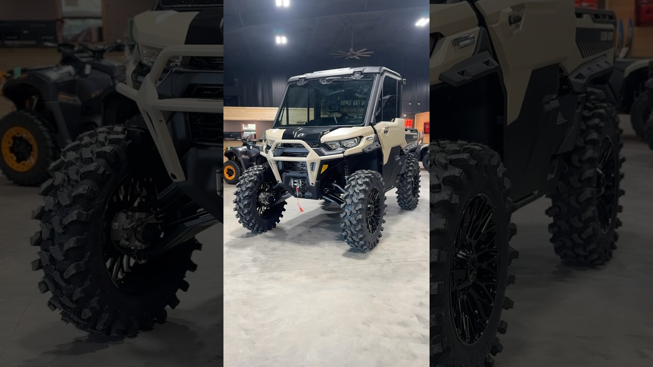 HE Powersports showing off our Can-Am Defender control arms on this 2025 Limited😮&zwj;💨 #canamoffroad