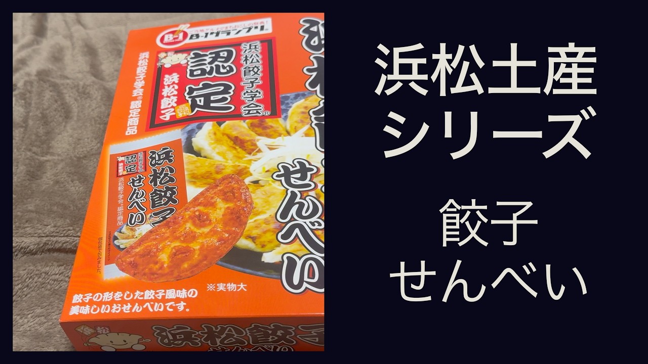 浜松インター土産シリーズ『浜松餃子せんべい』