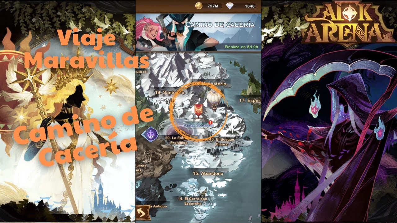 Guía Camino de Cacería - Viaje Maravillas (The Hunting Trail Guide - Voyage of Wonders) [AFK Arena]