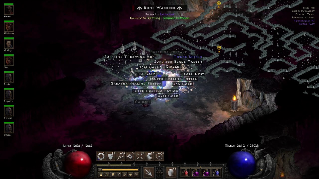 d2r - players 8 - tz - nova sorc - hardcore - players 8