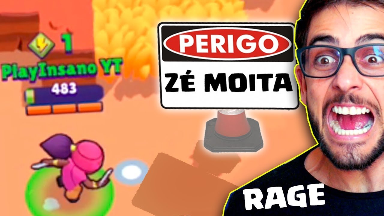 RAGE PIORES MOMENTOS ZÉ MOITA  BRAWL STARS