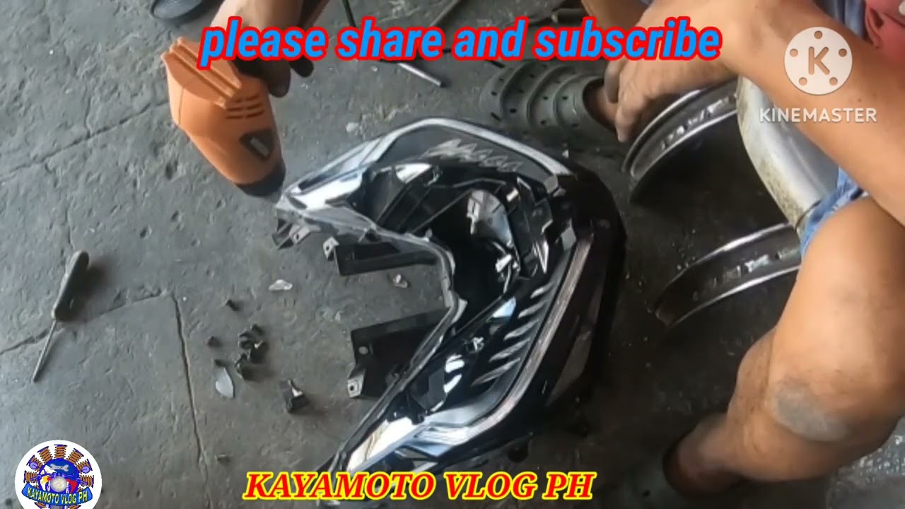 Honda Click Headlight Lens, Papano Magtanggal at Magpalit