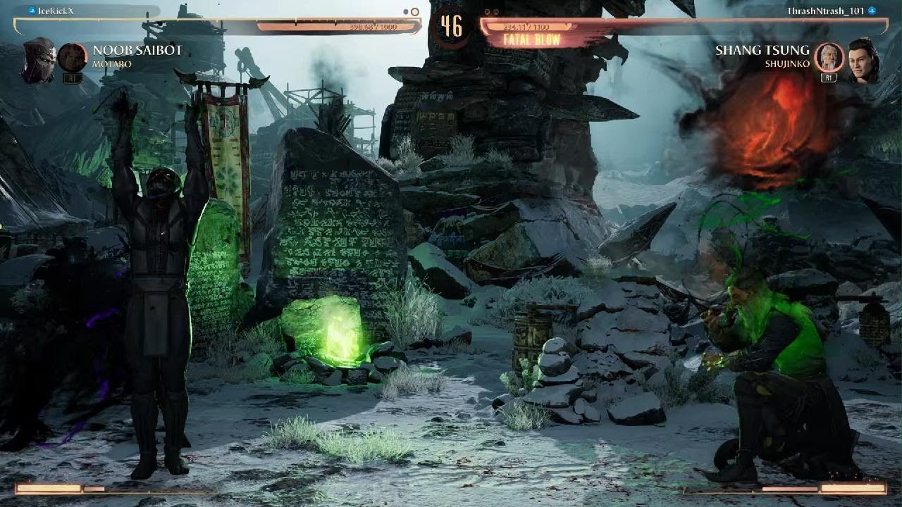 MK1 ONLINE - REY DE LA COLINA MATCHES XTREMES - NOOB / MOTARO Rulez ✌️💯🔥