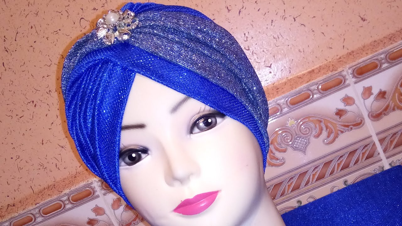 تألقي سيدتي بأروع توربان للعرائس والمناسبات Diy occasion Turban