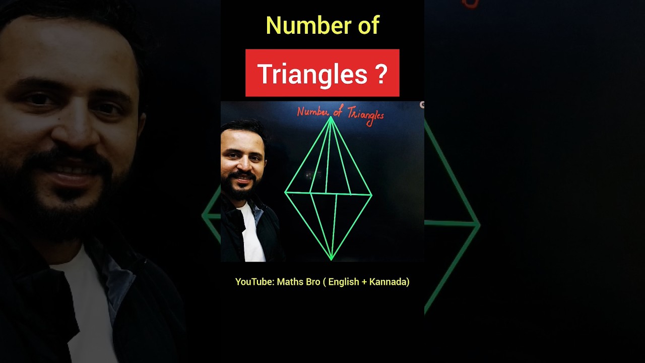number of triangle reasoning | number of triangles questions | counting of figures tricks | #tricks
