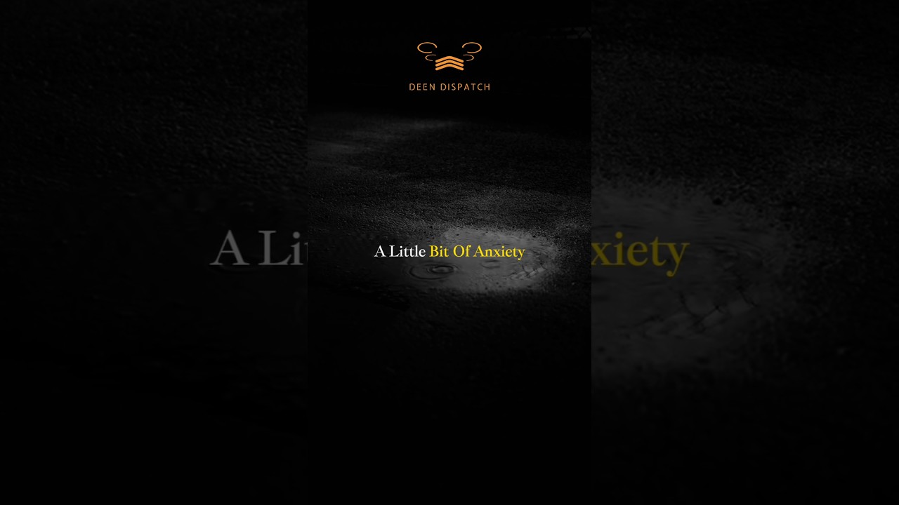 It's normal to have a little bit of anxiety, rely on Allah! - Speaker: Mufti Menk