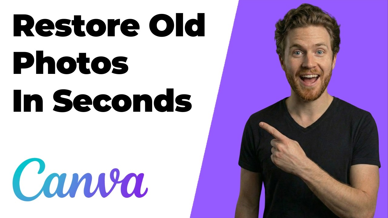 How To Restore Old Photos In Seconds With Canva AI (2026 Easy Guide)