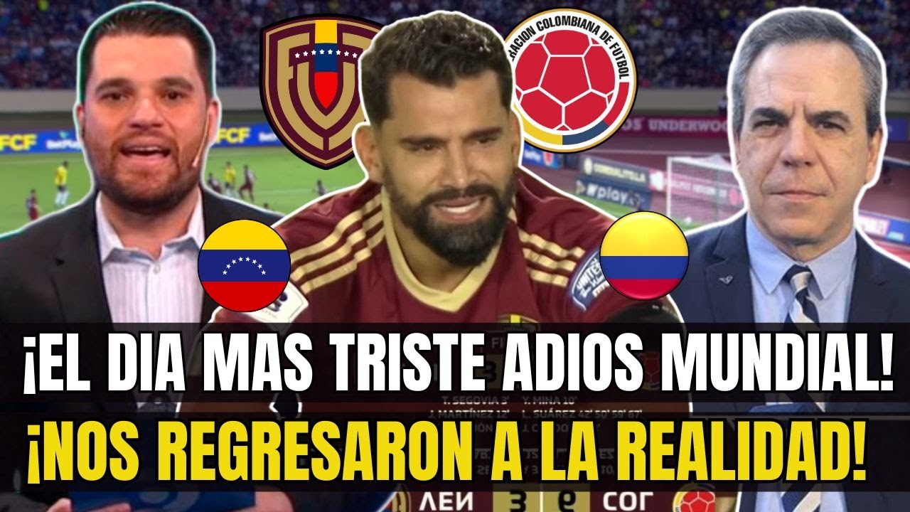 ¡LO SUFRE TODO UN PAIS! PRENSA VENEZOLANA REACCIONA ASI A GOLEADA DE COLOMBIA | FUERA  DEL MUNDIAL.