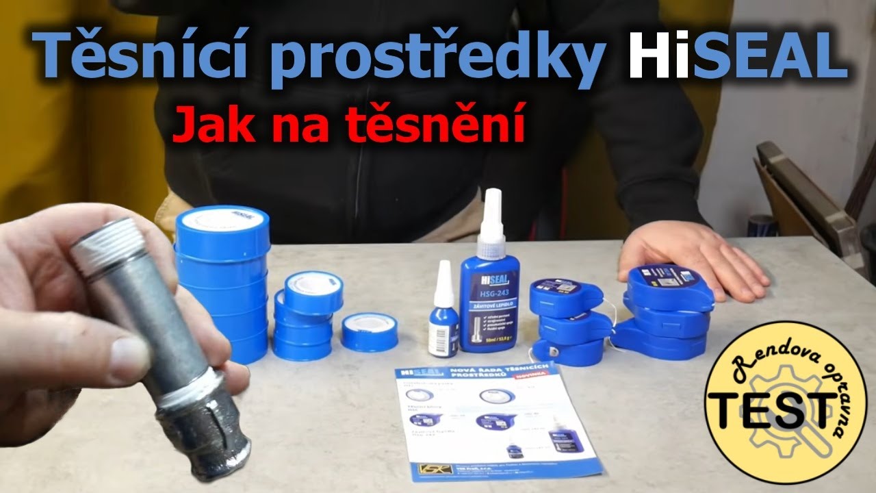Těsnicí prostředky HISEAL od VSK profi a jak je používat ?
