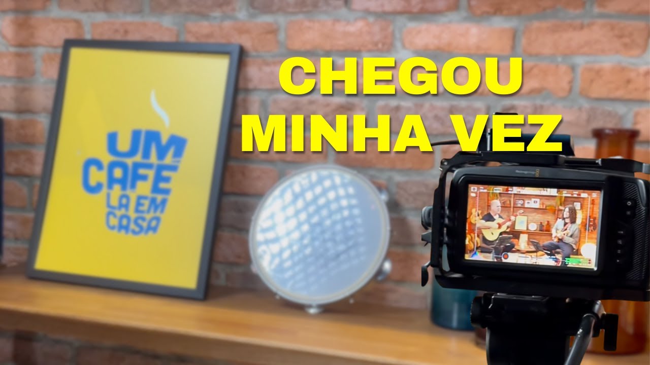 Realizando um sonho: gravando o Um Café Lá em Casa + bastidores e show ao vivo