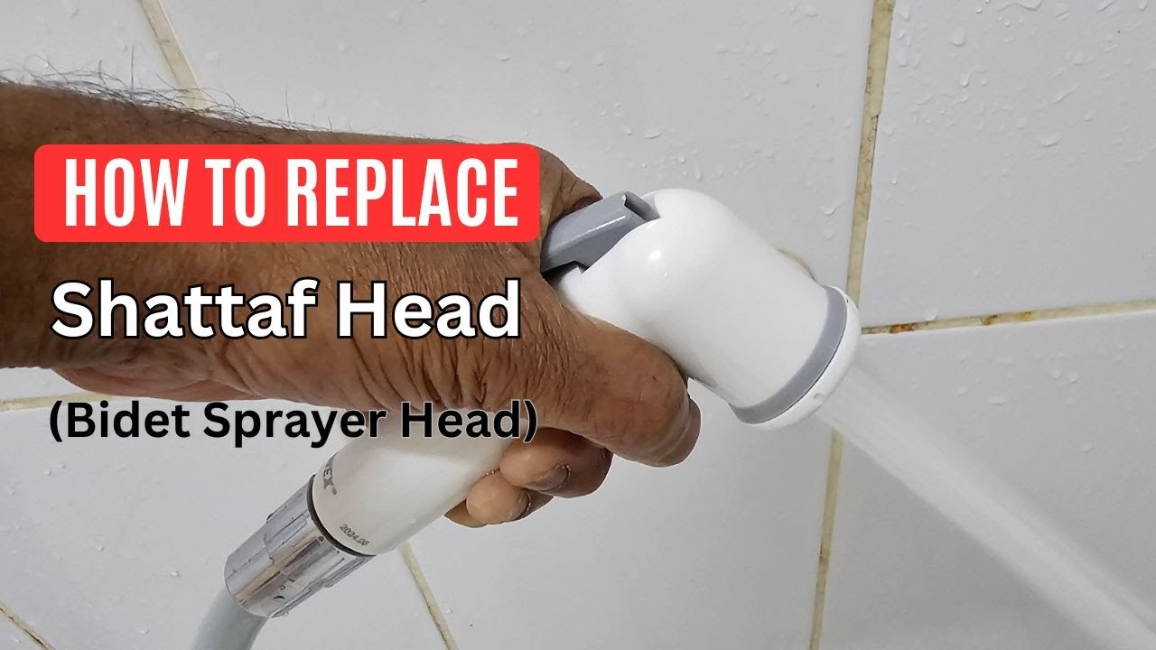 Replace Shattaf / Bidet Sprayer Head in Minutes!