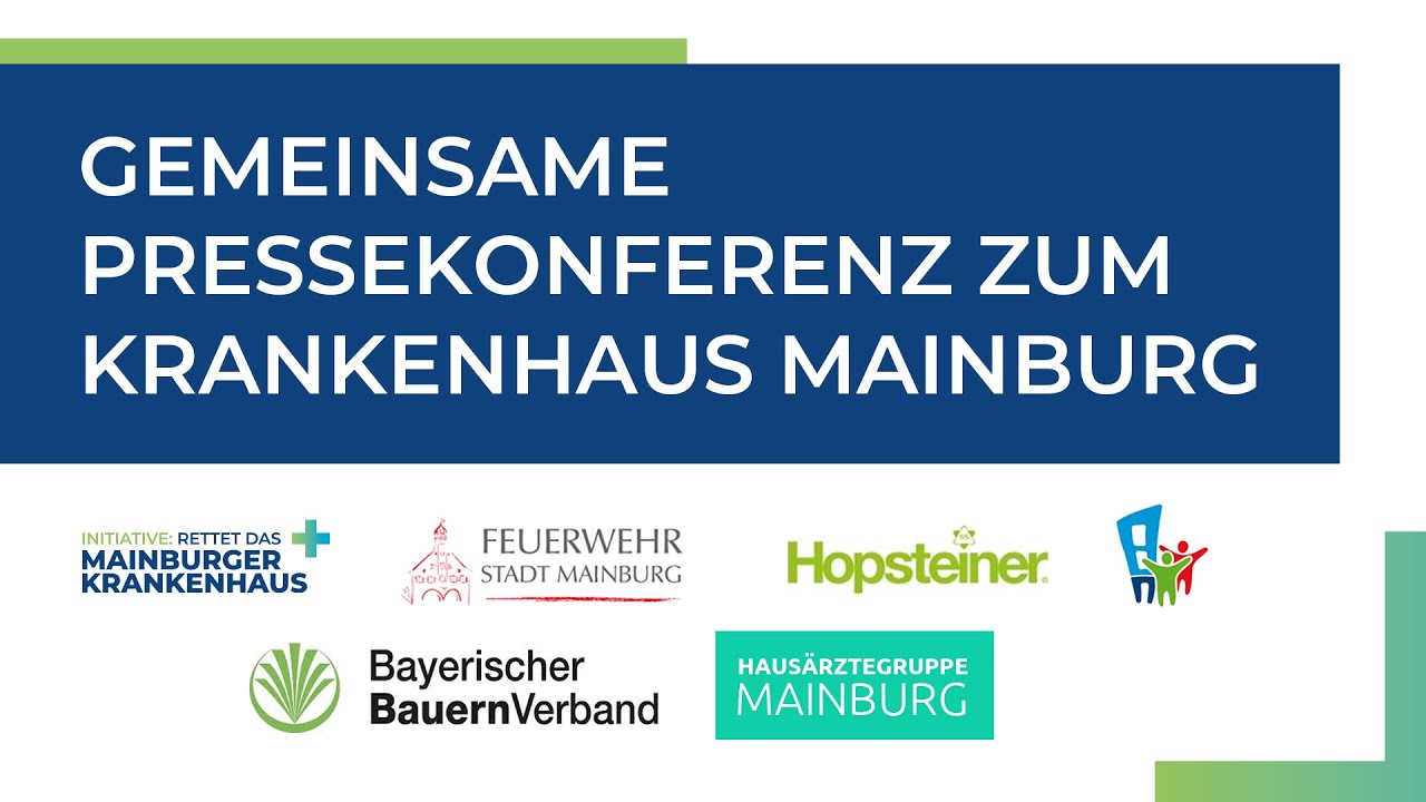 Gemeinsame Pressekonferenz zum Krankenhaus Mainburg