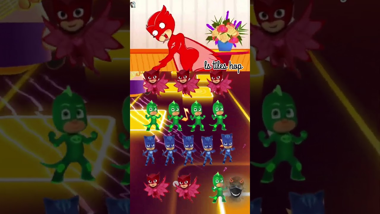 PJ Masks - Owelette 🆚️ CatBoy Tiles hop coffin dance 