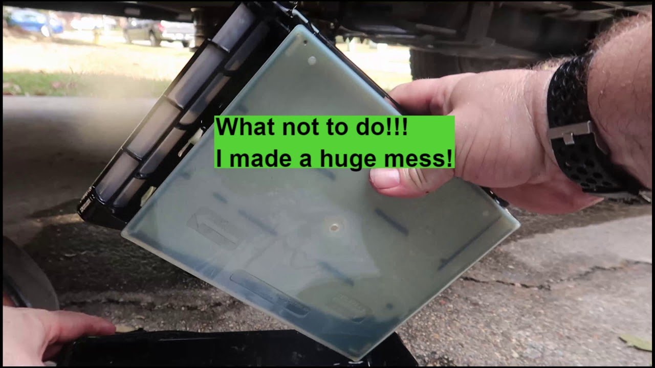 2019 F250 Diesel 6.7 Fuel Filter Replacement - The Messy _What to Watch For!!