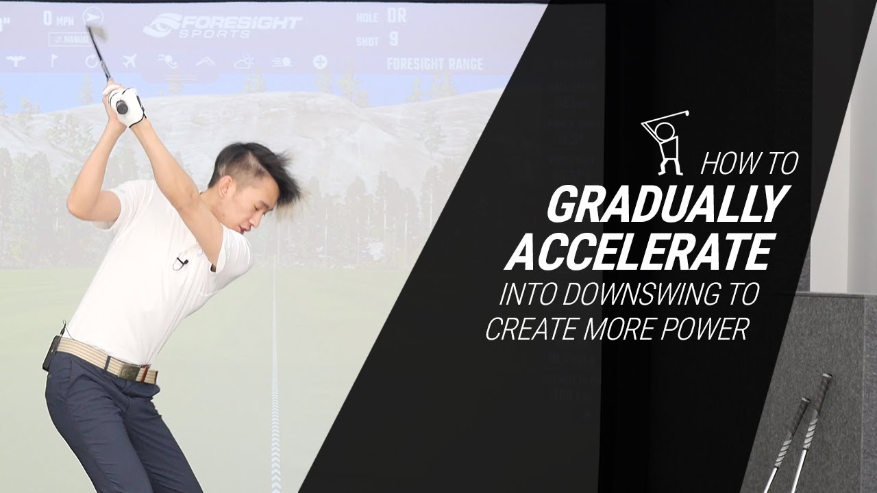 Gradual Acceleration to Start Downswing