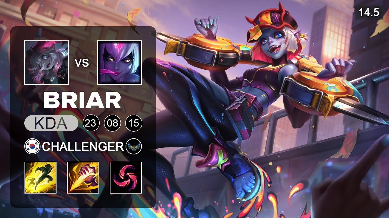 Briar vs Evelynn Jungle - KR Challenger - Patch 14.5 Season 14