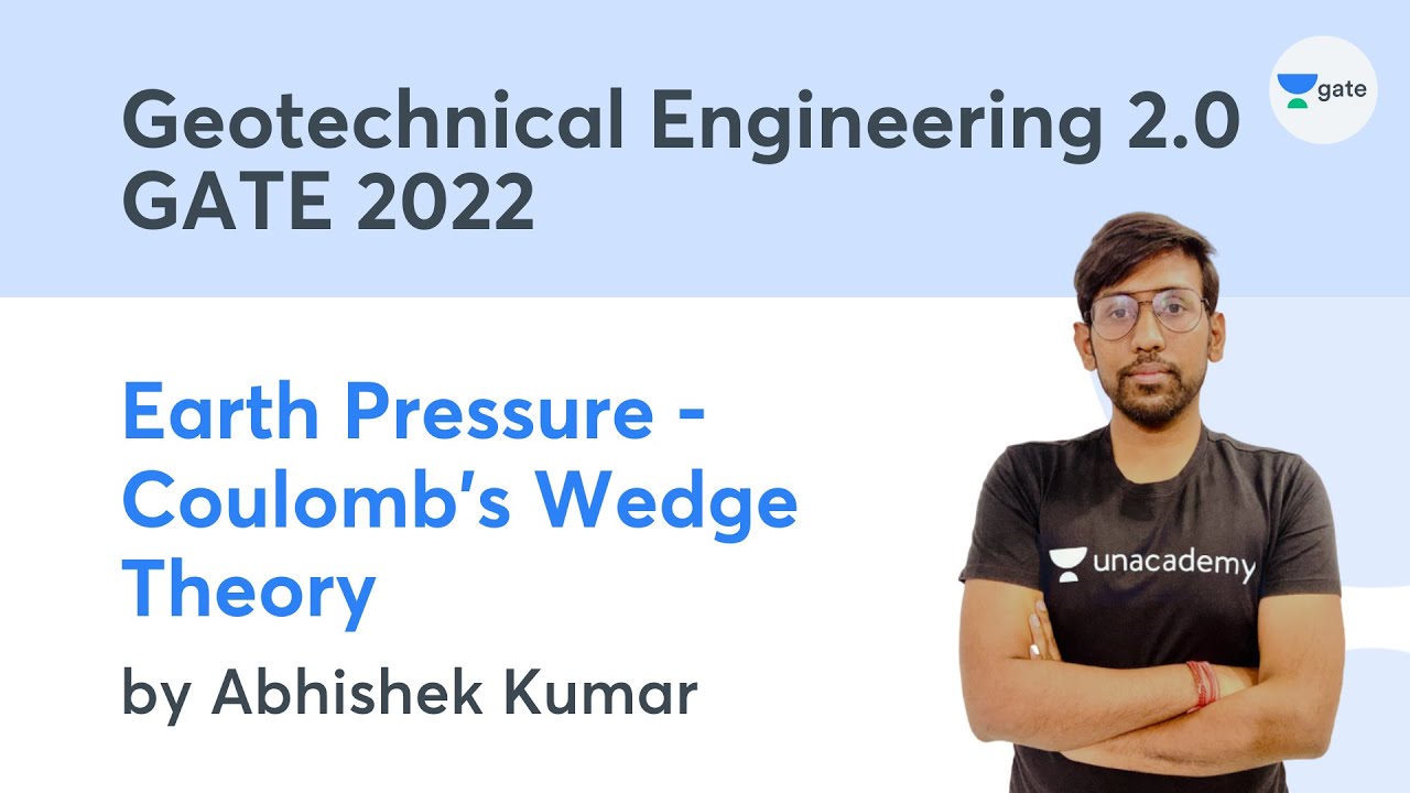 L 4 | Earth Pressure - Coulomb's Wedge Theory | Geotechnical Engineering 2.0 Module - 6