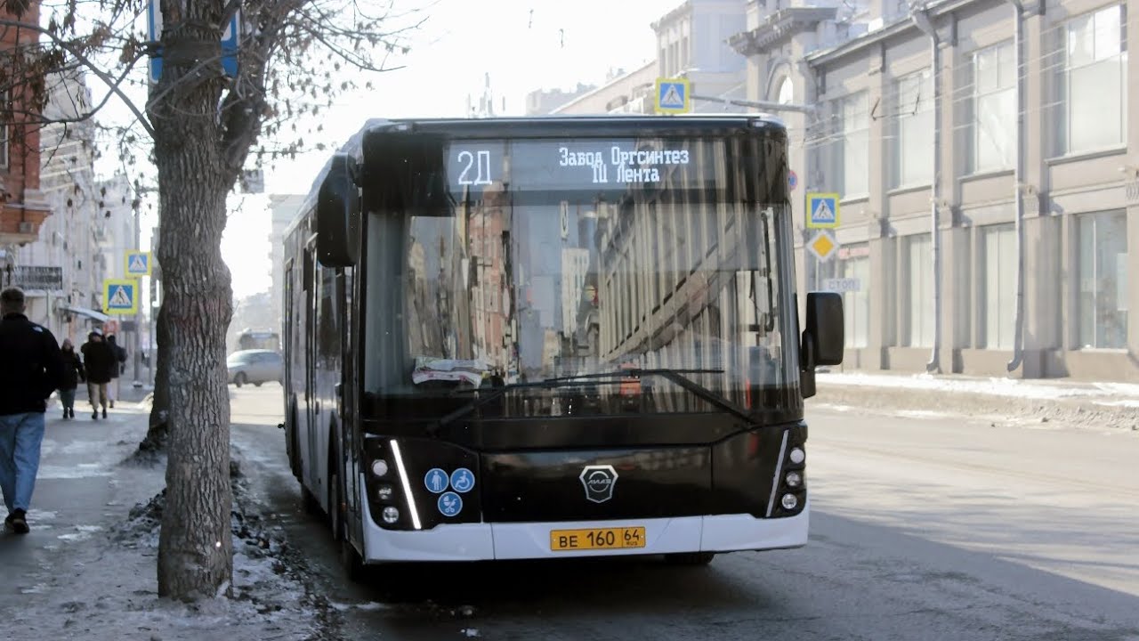ЛиАЗ 5292.65 ВЕ 160 64 Маршрут №9А город Саратов 
