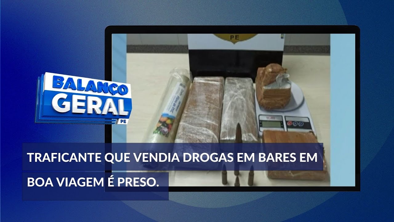 Polícia prende traficante que vendia drogas em bares.