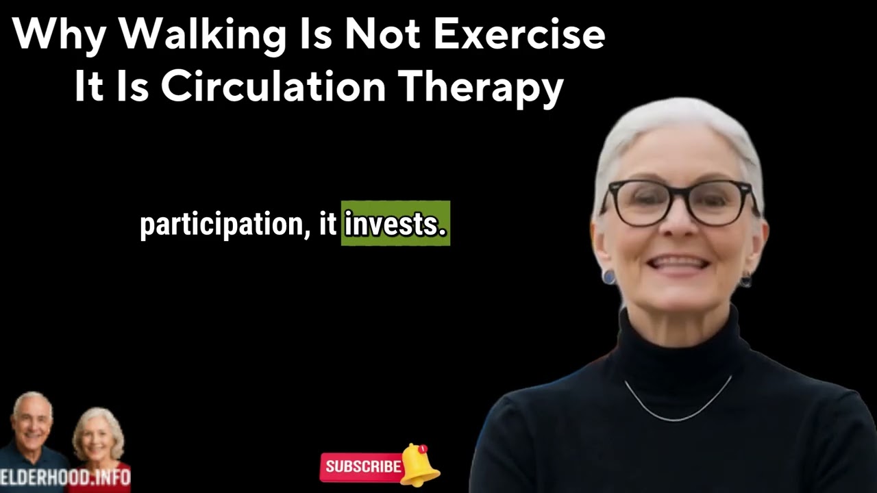 Why Walking Is Not Exercise — It Is Circulation Therapy