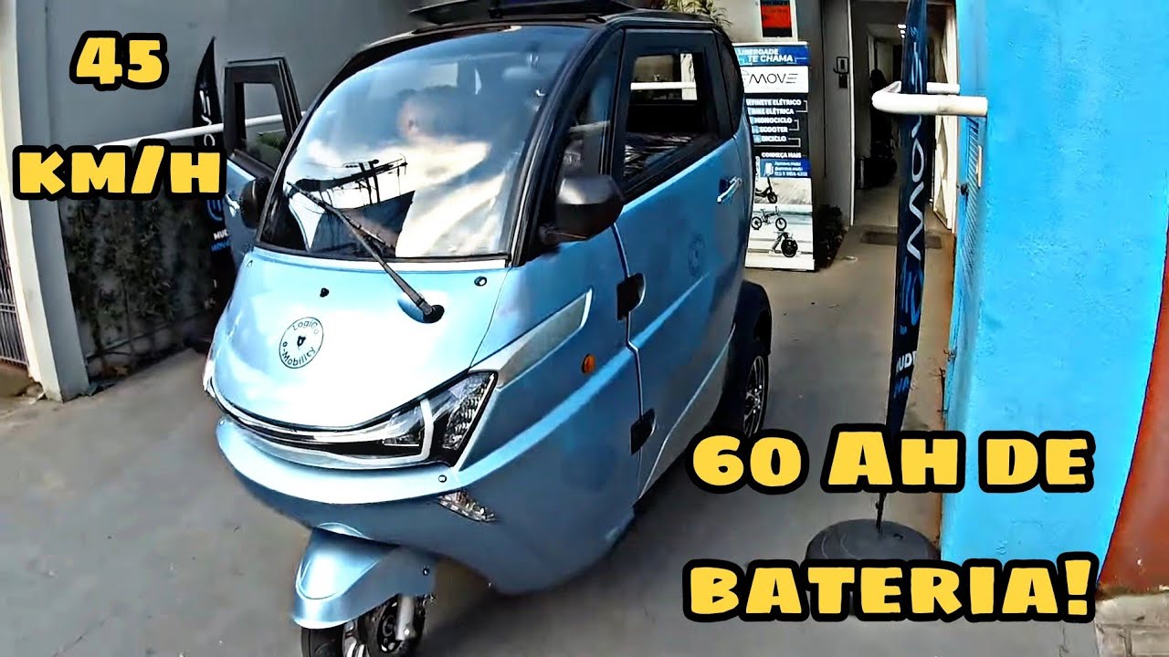 Andei no Mini Carro Elétrico E-TUK 60v 3000W! @Análise Rápida
