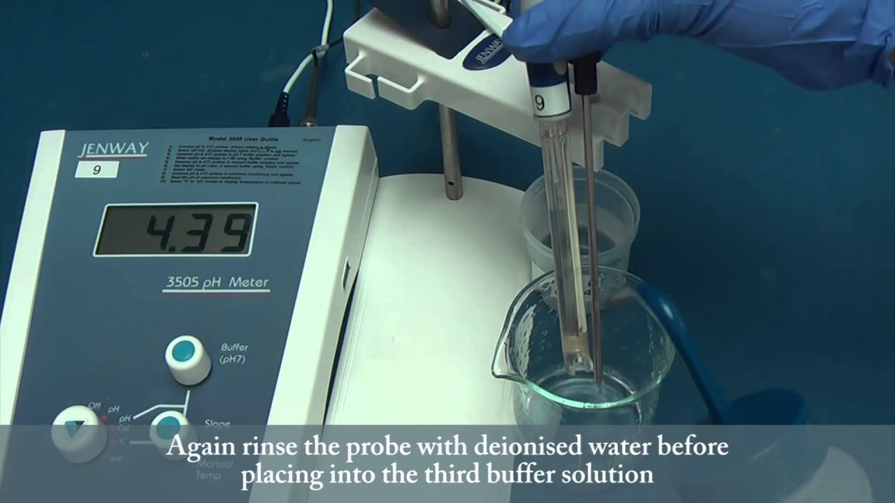 Calibrating a Jenway pH Meter