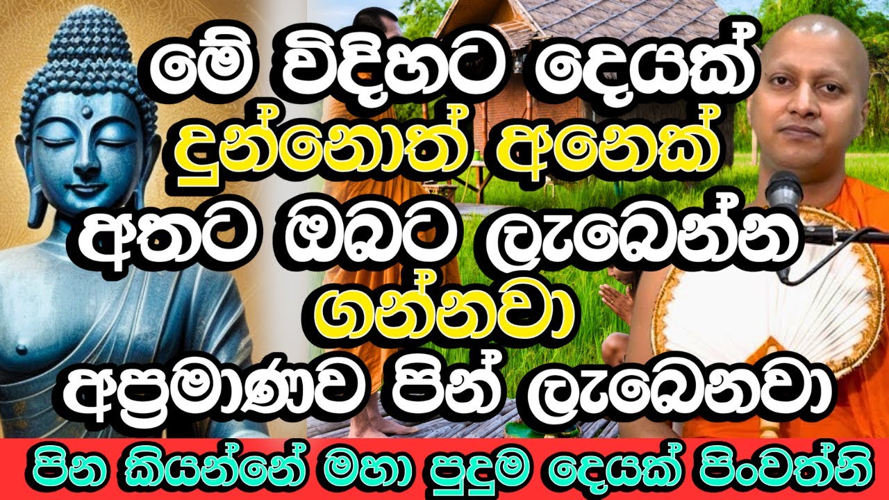 ඔයා දෙන දේ සිය දහස් ගුණයකින් ආයේ ලැබෙන හැටි, හැමෝටම වටිනවා | Hadigalle Chandaloka Himi Bana
