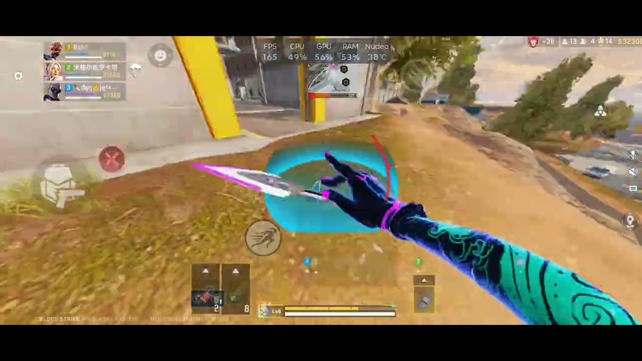 Así es jugar Bloodstrike en un Motorola Edge 40 Pro📱
