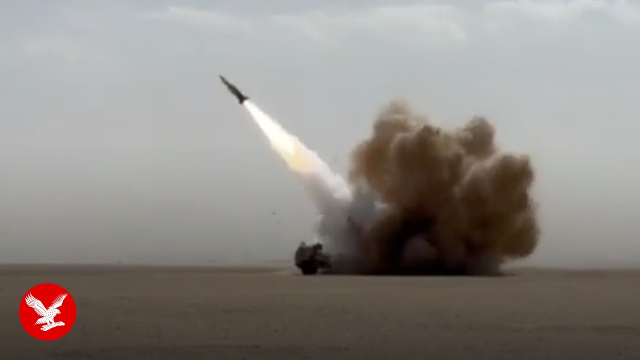 Het Amerikaanse leger heeft beelden gedeeld die naar verluidt een golf van aanvallen op Iran laten zien.