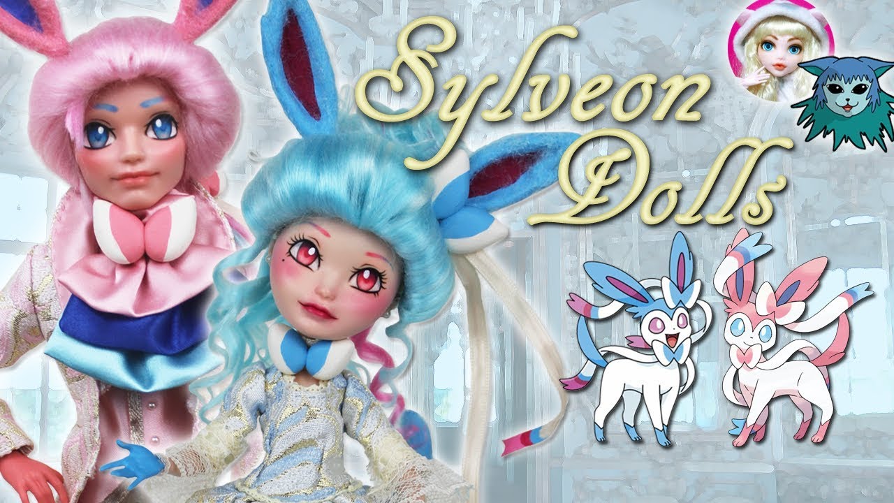 Custom Doll Repaint! Pokemon Sylveon/Shiny - Collab with Dollightful and Doll Motion