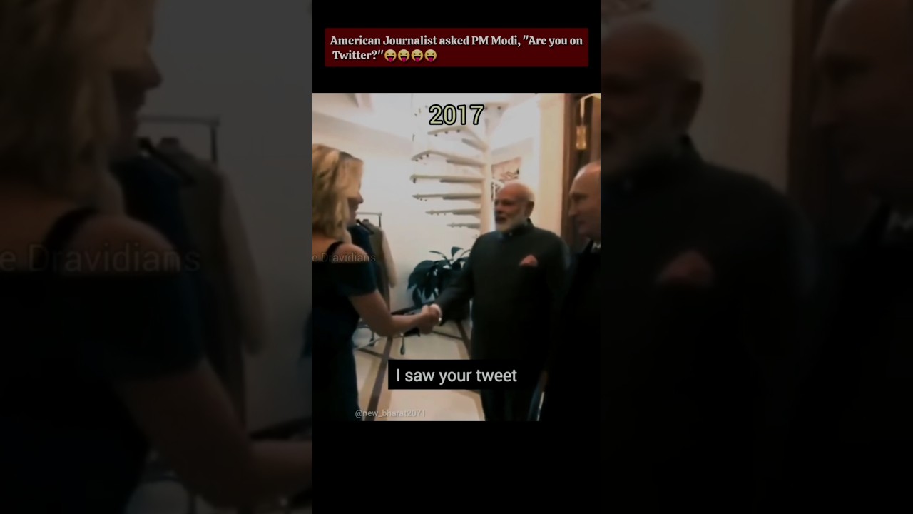 Американский журналист спросил премьер-министра Моди: &laquo;Вы есть в Твиттере? 😂🔥🇮🇳 #narendramodi #ge...
