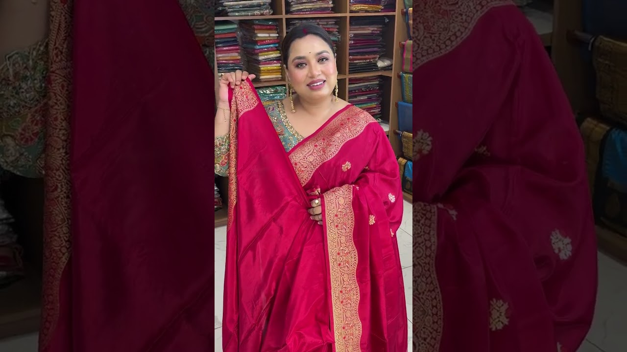 Semi Mashru Silk Sarees ✨ Rich Zari Borders | Festive & Wedding Statement Wear