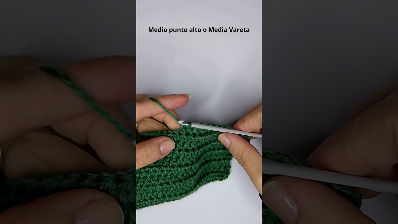 MEDIO PUNTO ALTO - PASO A PASO #crochet #tutorialamigurumicompleto #tejedoras #tutorial #tejido