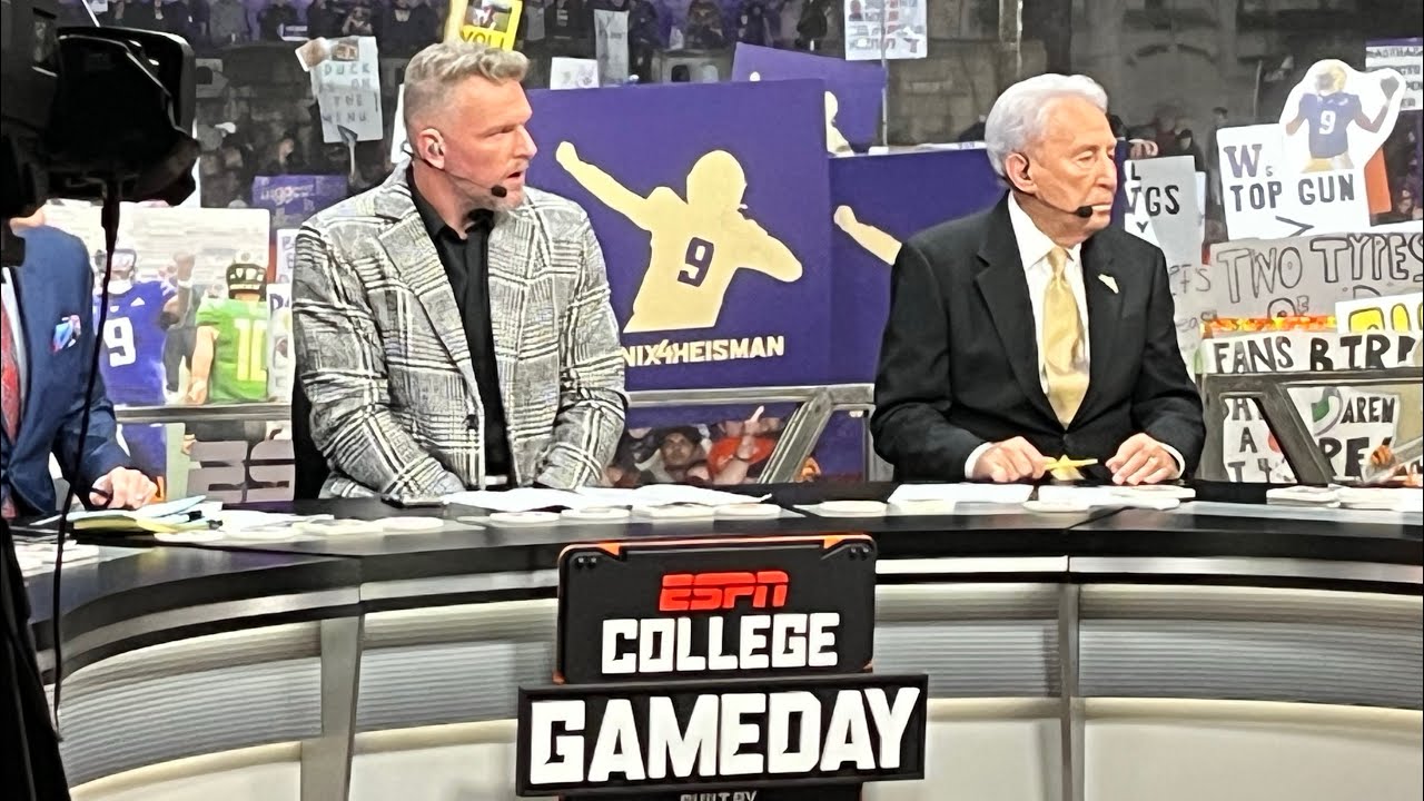 Behind the scenes of ESPN College GameDay in Seattle | Pat McAfee Entrance | Corso Picks Washington