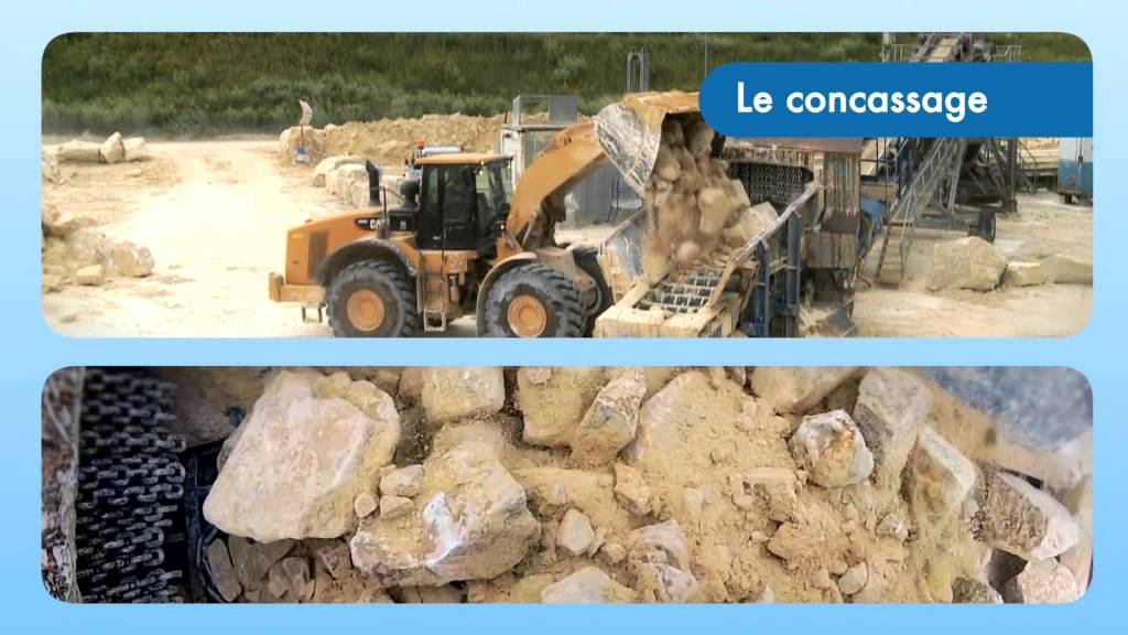Carrière Placoplatre à ciel ouvert : l'extraction du gypse