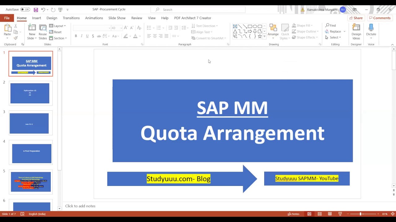 SAP MM--Quota arrangement configuration for business process- Full overview explanation