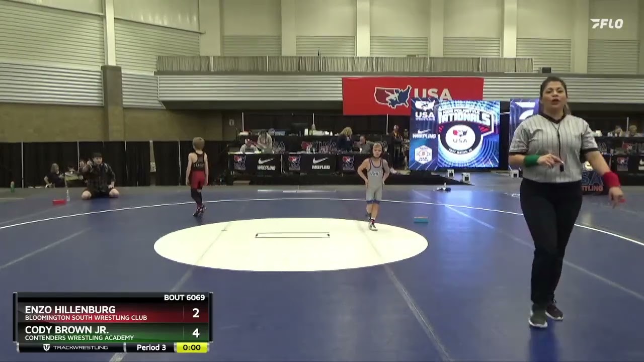 2024 Kids Folkstyle Nationals: Drake Goldsberry vs Jameson Hitchcock: 43 Ibs 8U Finals