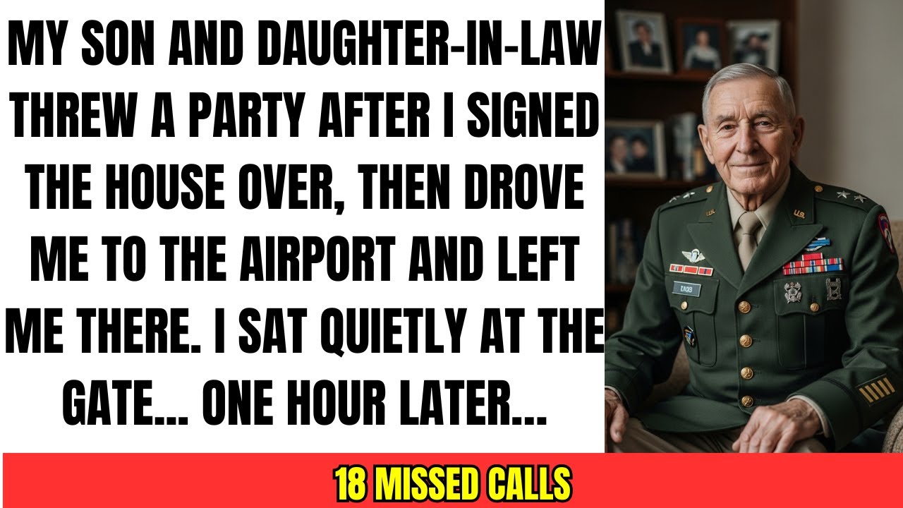 Fiul și nora mea m-au lăsat la aeroport după ce mi-au luat casa... Dar actul...