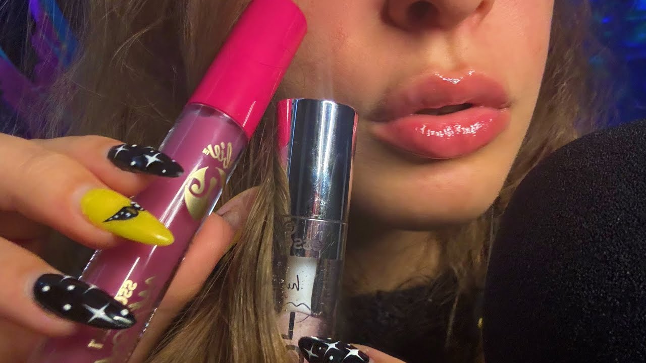 ASMR NO TALKING💋LIP GLOSS APPLICATION 👄100% BRUITS DE BOUCHE INTENSE 