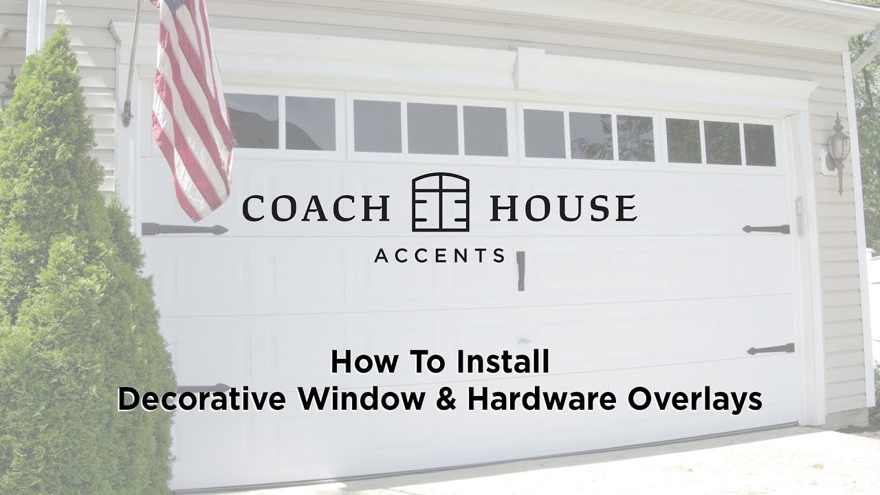 How to Install Coach House Accents
