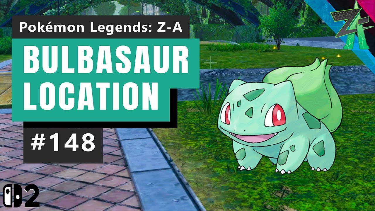 Как получить Бульбазавра в Pokemon Legends Z-A